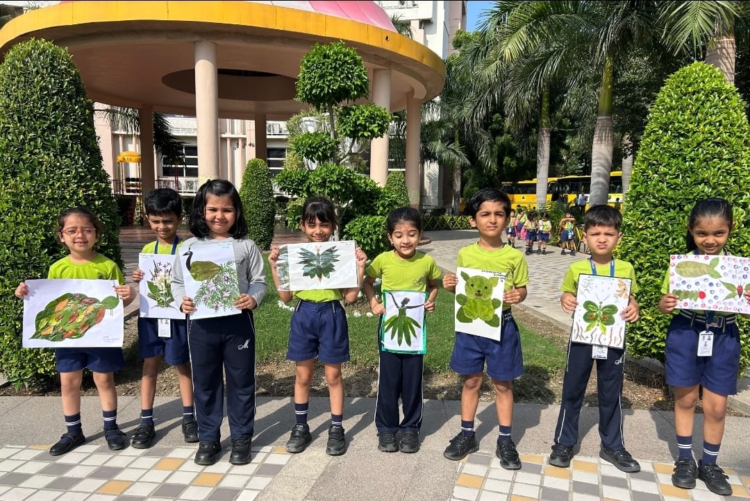 Leaf Art Magic by Little Mayoorians